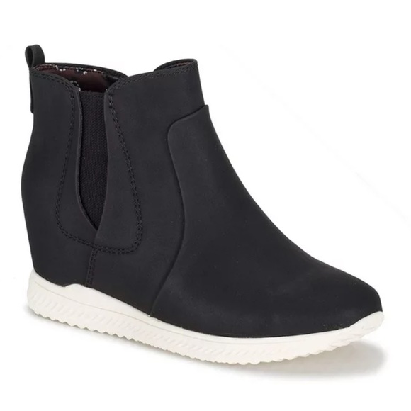 BareTraps Shoes - BARETRAPS Womens Black Non-Slip Shock Absorption Arch Support Zip-Up Booties